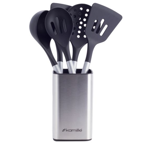Набор кухонных принадлежностей Kamille KM 5238 (6 предметов) с подставкой