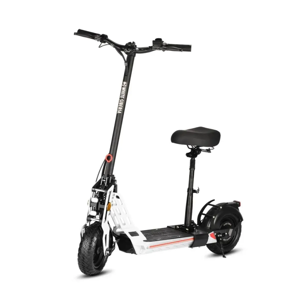 Электросамокат WHITE SIBERIA TAIGA 1000W с сиденьем