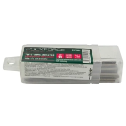 Сверло по металлу 4.4мм HSS+Co(10шт), в пластиковом футляре RockForce##Rock FORCE RF-DSP1164