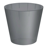 Горшок для орхидей 4л d200мм с дренажной вставкой (серый перламутр)