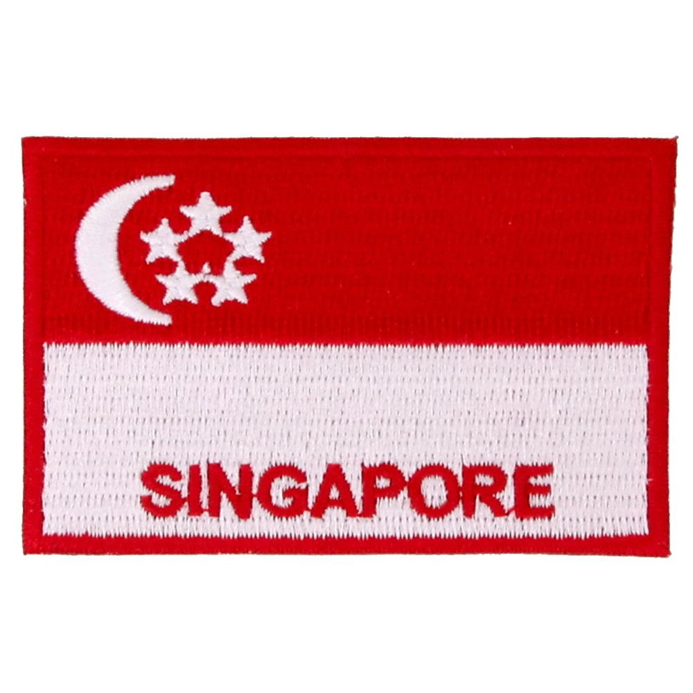 Нашивка Флаг Сингапура 50*70 Singapore