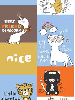 Простынь на резинке поплин Сказка "Nice" 160x200 см