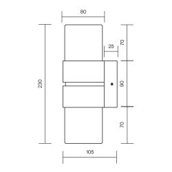 Светильник настенный светодиодный Maytoni   MOD505WL-L12BS3K