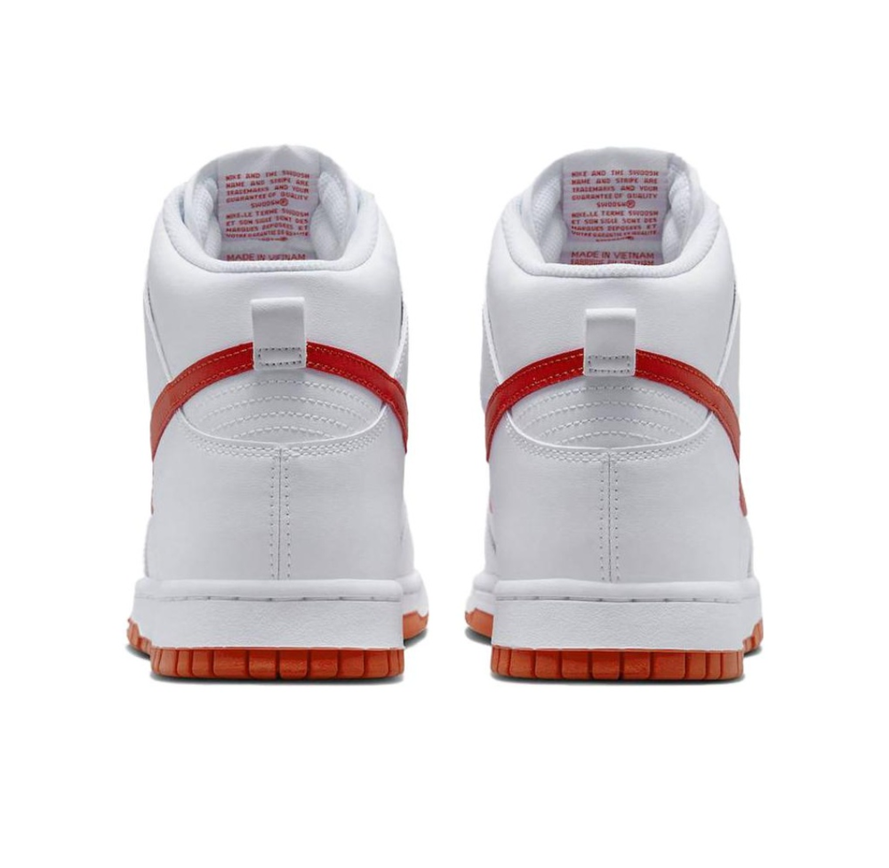 Кроссовки Nike Dunk High 'White Picante Red' DV0828-100