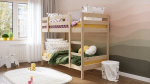 Кровать двухъярусная - аналог IKEA MYDAL/ МИДАЛ/ ОШ / ИКЕА, 90x200 см, под беленый дуб