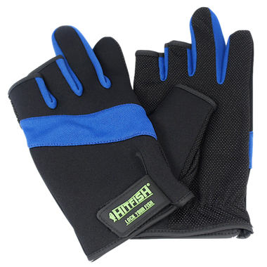 Перчатки Hitfish Glove HFFG-03 Синие -