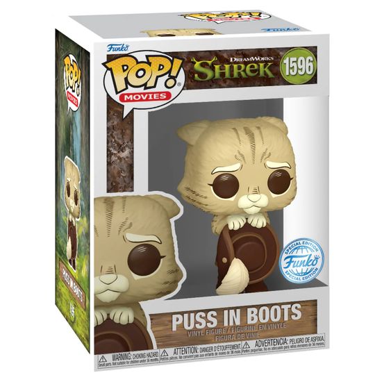 Фигурка Funko POP! Movies Shrek DW 30th Puss in Boots (Retro) (Exc) (1596) 81682 / Фигурка Фанко ПОП!  по мотивам мультфильма "Шрек", Кот в сапогах