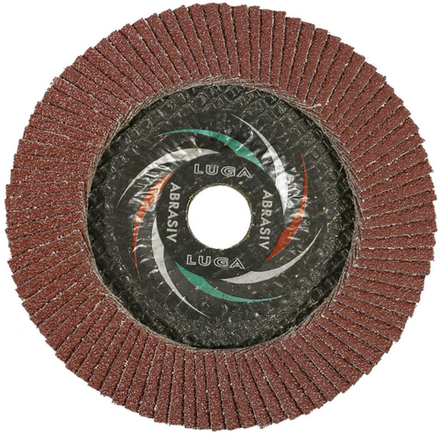 Круг шлифовальный лепестковый торцевой, тип КЛТ 1, P 80, Ø 125 х 22,2мм. «Maxmum» 74006