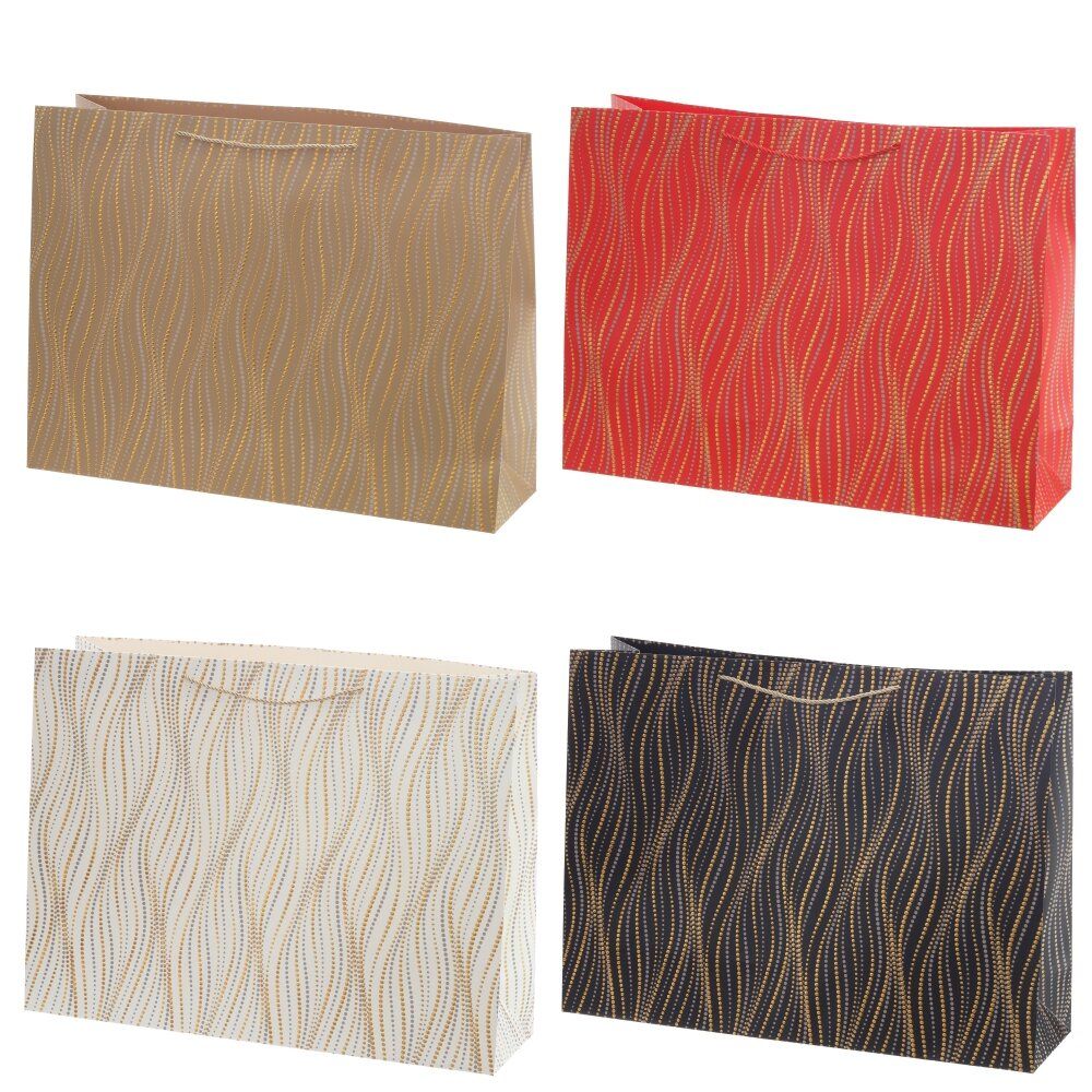 GAEM Пакет подарочный (бумага 210г/м2, блок микс 12шт), L59 W17 H44 см, 4в.