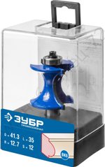 ЗУБР 41,3x35мм, радиус 12.7мм, фреза полустержневая с подшипником