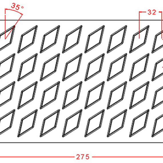936 | Форма для шоколадных изделий (275*175мм)