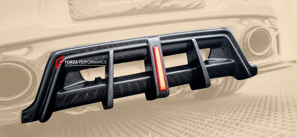 Карбоновый задний диффузор для PORSCHE 911 992.1 CARRERA S 2019–2025