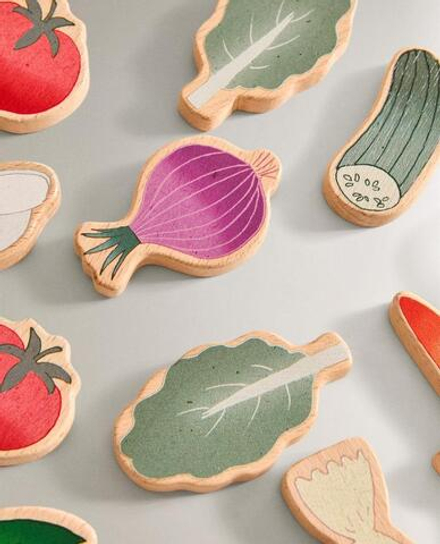 ZARA HOME ДЕТСКИЙ НАБОР "САЛАТНИЦА", СВЕТЛО-БЕЖЕВЫЙ