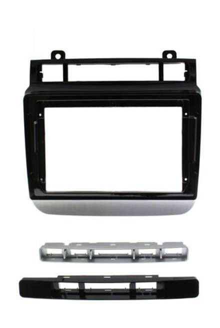 Комплект рамки с разъёмами 9"+can VW Touareg 2 NF 2010-2018 RCD550 - поддержка климата и подогревов, парктроников, и камеры ЗВ. Нет настройки вебасты - Car-Smart 7181-A
