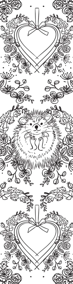 Hachette/ раскраска по номерам/ Marque-pages Bébés animaux