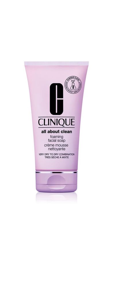 Clinique Foaming Sonic Facial Soap Кремообразное жидкое мыло для сухой и комбинированной кожи