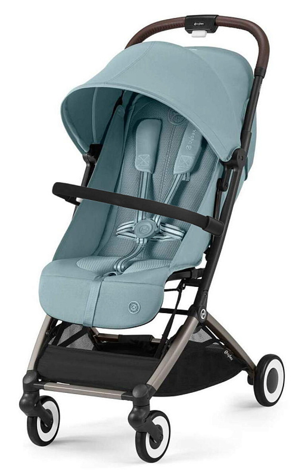 Прогулочная коляска Cybex Orfeo TPE Stormy Blue с дождевиком и бампером