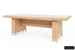 Комплект плетеной мебели МОККА SAN MARINO (стол обеденный, 8 кресел), Бежевый