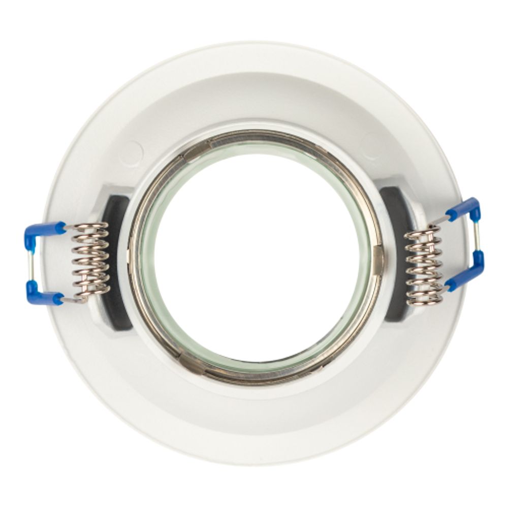 Светильник встраиваемый влагозащищенный ЭРА WR4 SWH под лампу MR16 GU5.3 IP44 белый матовый