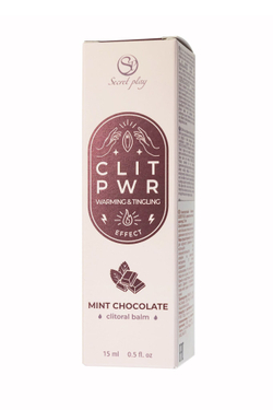 Стимулирующий бальзам для клитора Clit Pwr с ароматом мятного шоколада