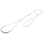 V.I.PET Ринговка с кольцом круглая c плетеным расширением, 2,5*8