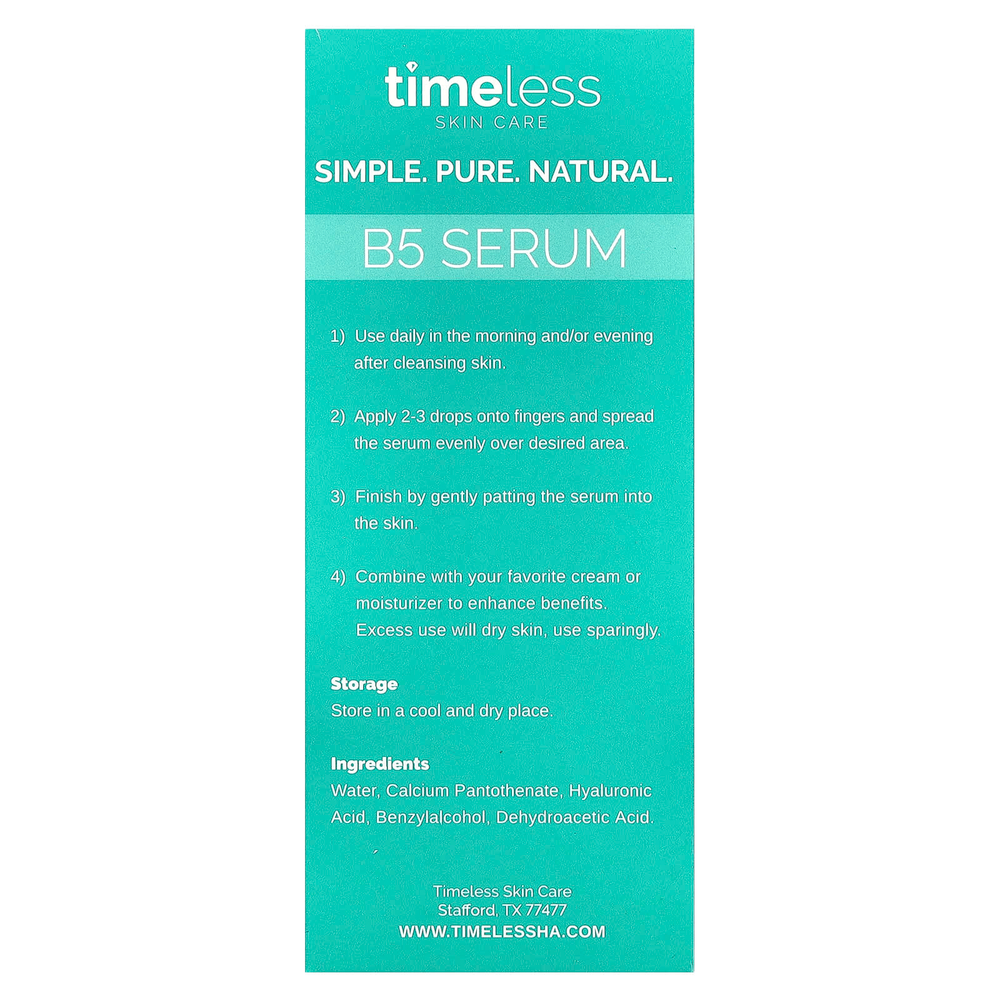 Timeless Skin Care, Сыворотка с витамином B5, 30 мл (1 жидк. унц.)