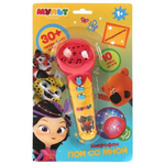 Микрофон Мульт 10 песен из м/ф, апплод, свет, на блистер 1902M023-R1 (Умка)