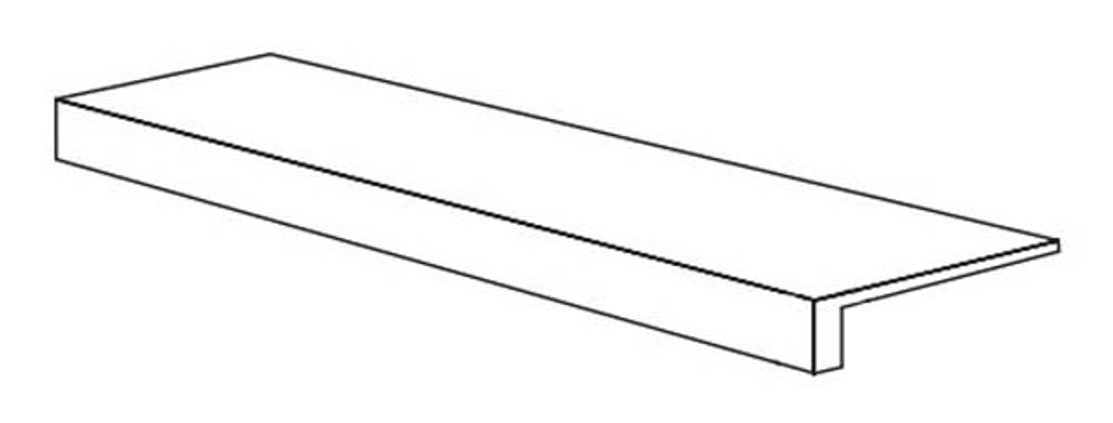 Угловая ступень SENSI 900 ANG. OYSTER WHITE SX левая LUX R (PF60012518)