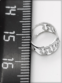 Клипса без прокола уха"Волна".