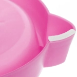 Миска пластиковая «Мр. Томас», цвет розовый, 14*4см