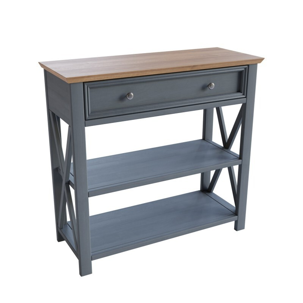 Консоль «Форест» серый 7046/антик