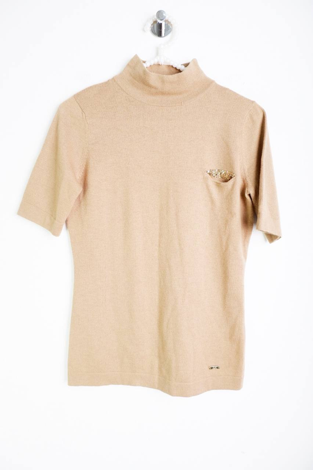 Кардиган и джемпер Pedro Del Hierro с пайетками, маркировка S, визуально на 44 размер