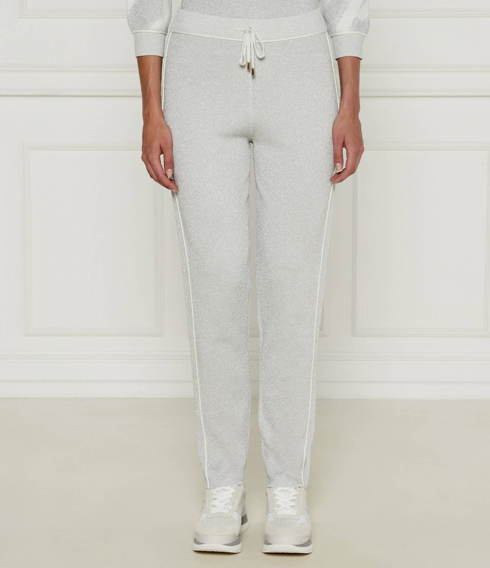 Трикотажные штаны Liu Jo Sport - серебряный(TF4104 MS49I)