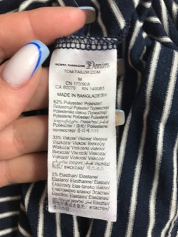 Сарафан Tom Tailor в морском стиле, маркировка М, визуально на 46 размер