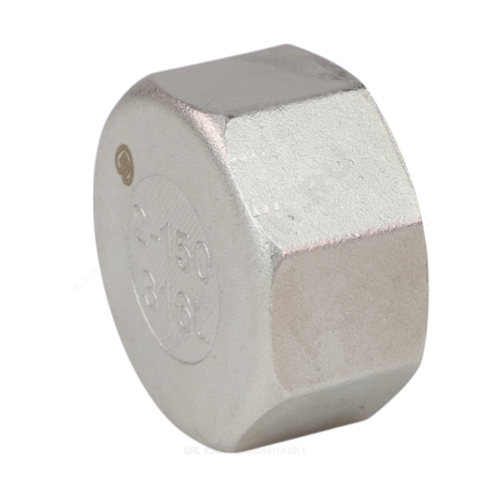 Заглушка сталь нерж Ду 15 (1/2") ВР Benarmo