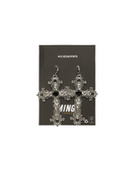 Серьги Daggers & Crosses Silver Earrings