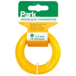 Леска для триммеров Park 2,0мм, 15м, звезда.