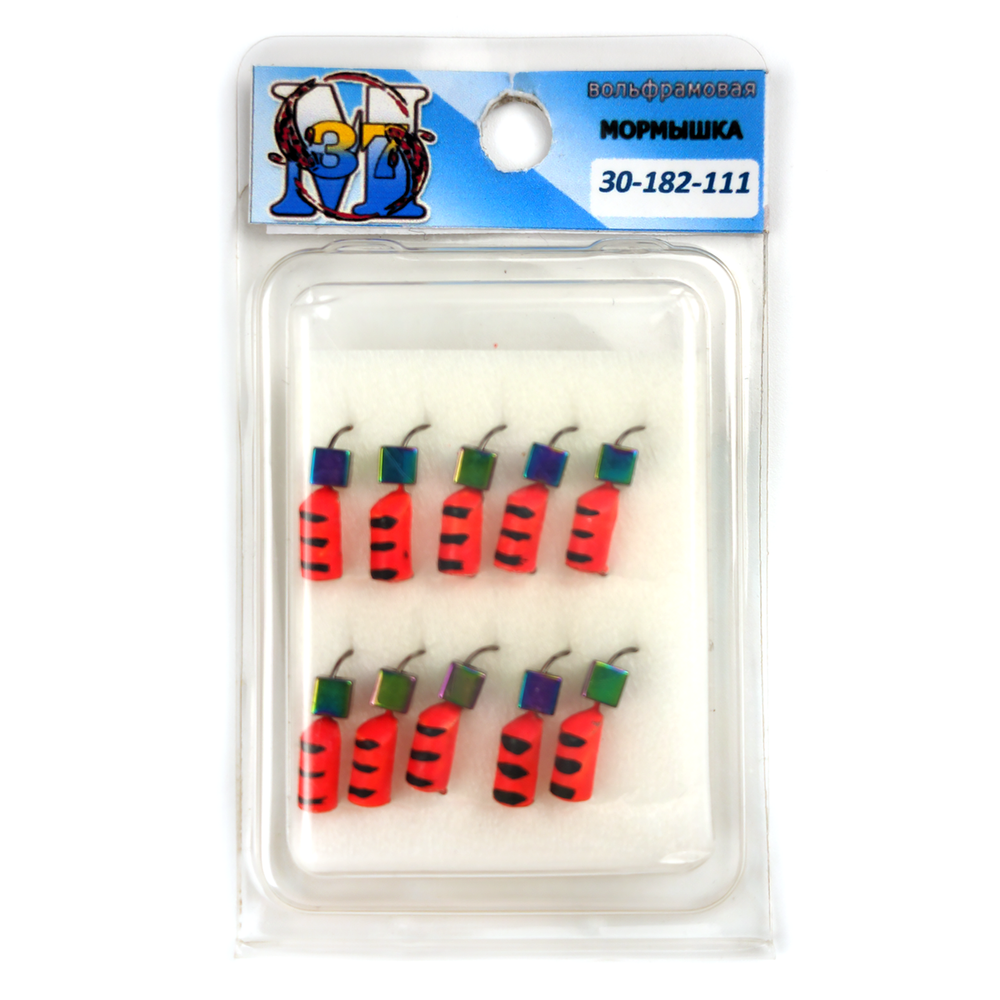 Мормышка "Столбик" флюоресцентный с подвеской (3мм, 0.7гр)