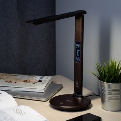 Настольный светильник ЭРА NLED-505-10W-BR светодиодный коричневый | Светодиодные настольные лампы