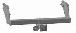 Фаркоп на Mitsubishi L200 2007-2014, L200 Triton 2019-2023 без выреза в бампере. Тип шара: F. Нагрузки: 1500/75 кг, масса фаркопа 31,9 кг (без электрики в комплекте) - 4153-F Oris