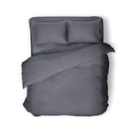 Комплект постельного белья 1,5 спальный BASALT, хлопок-лён