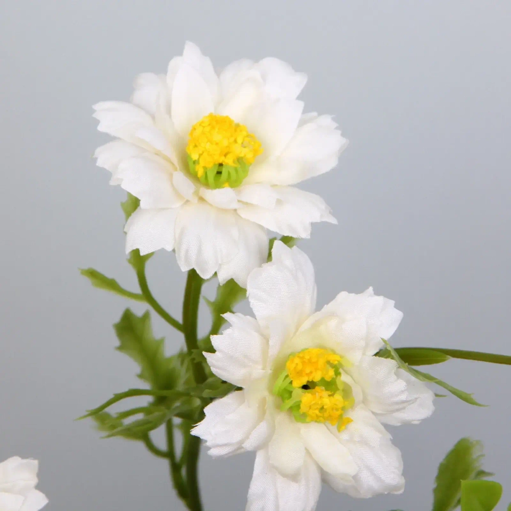 Искусственные цветы «Космея» 68см белые