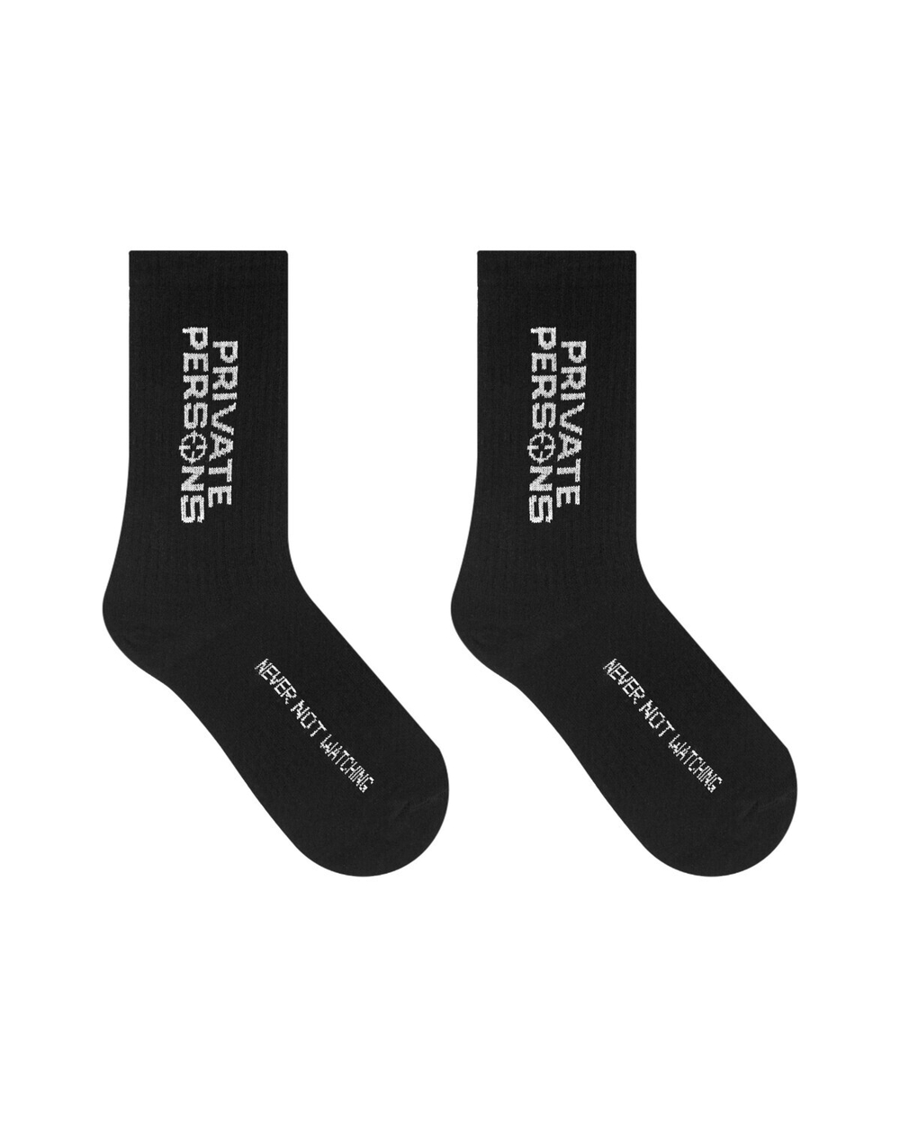 PP LOGO SOCKS BLACK