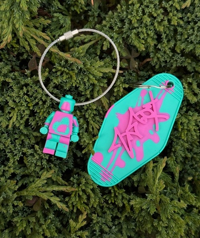 Брелок legoman & keytag Trik