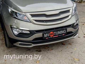 Юбка IXION переднего бампера для Kia Sportage III