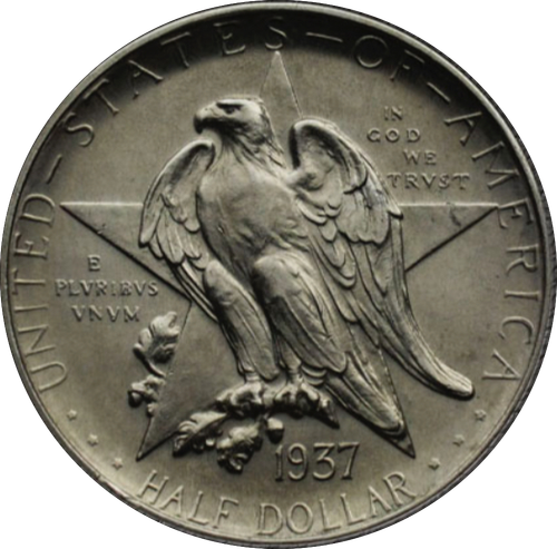 50 центов Texas 1937-S