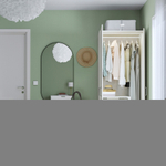 Распашной шкаф FARDAL PAX IKEA комбинация (двухсекционный) (белый)  80*60*240