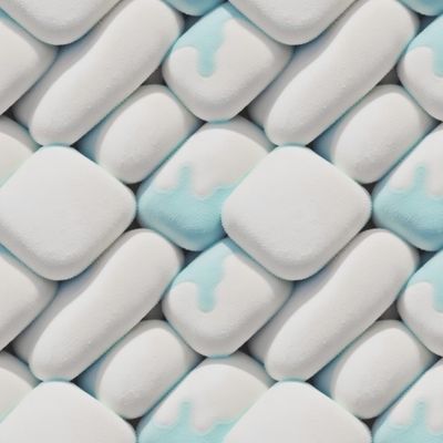 Бело-голубая абстракция