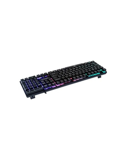 Клавиатура KG-23U BLACK Nakatomi Gaming - игровая с RGB-подсветкой, USB, черная