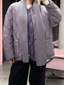 Бомбер Лоран сиреневый